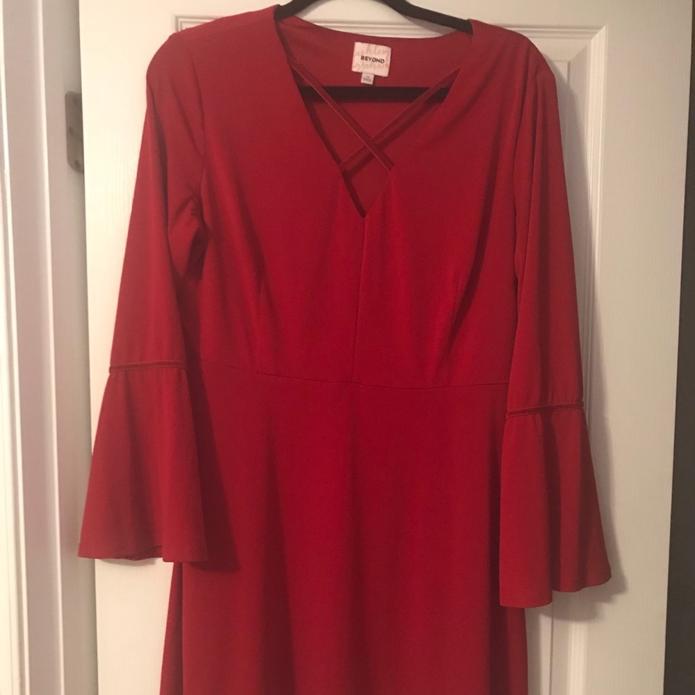 Ashley Graham Beyond Red Dress